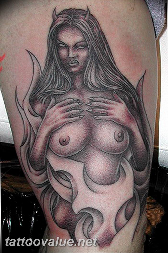 photo photo tattoo demon 05.12.2018 №086 - tattoo patterns - tattoovalue.net